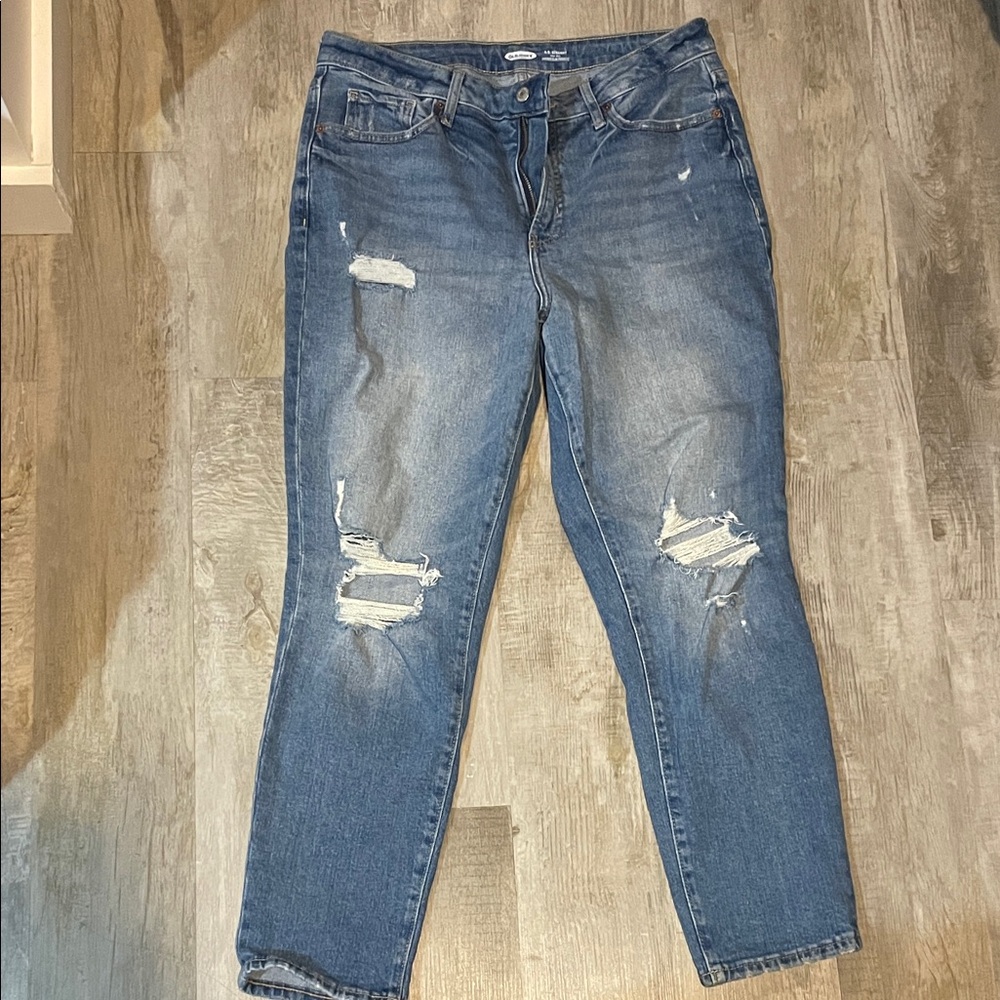 Old Navy Distressed Jeans - Blue